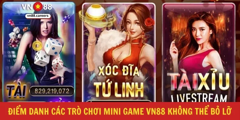 Điểm danh các trò chơi mini game VN88 không thể bỏ lỡ